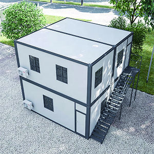 Съемный плоский контейнерный дом