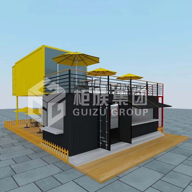 Двухэтажный модульный ресторан-контейнер по индивидуальному заказу