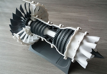 3D-печать-реактивный двигатель