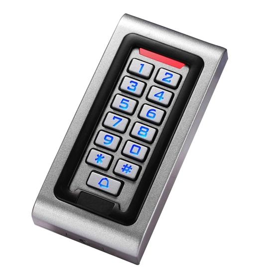 Металлическая наружная водонепроницаемая клавиатура RFID Touch Control Reader