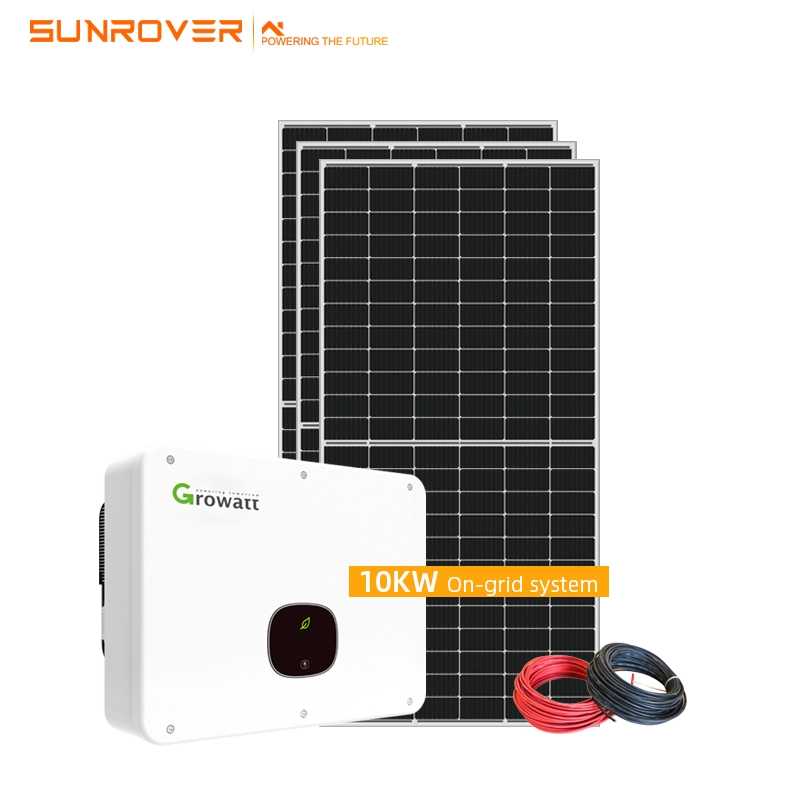Солнечная электростанция 10 кВт на решетчатой ​​системе солнечных панелей