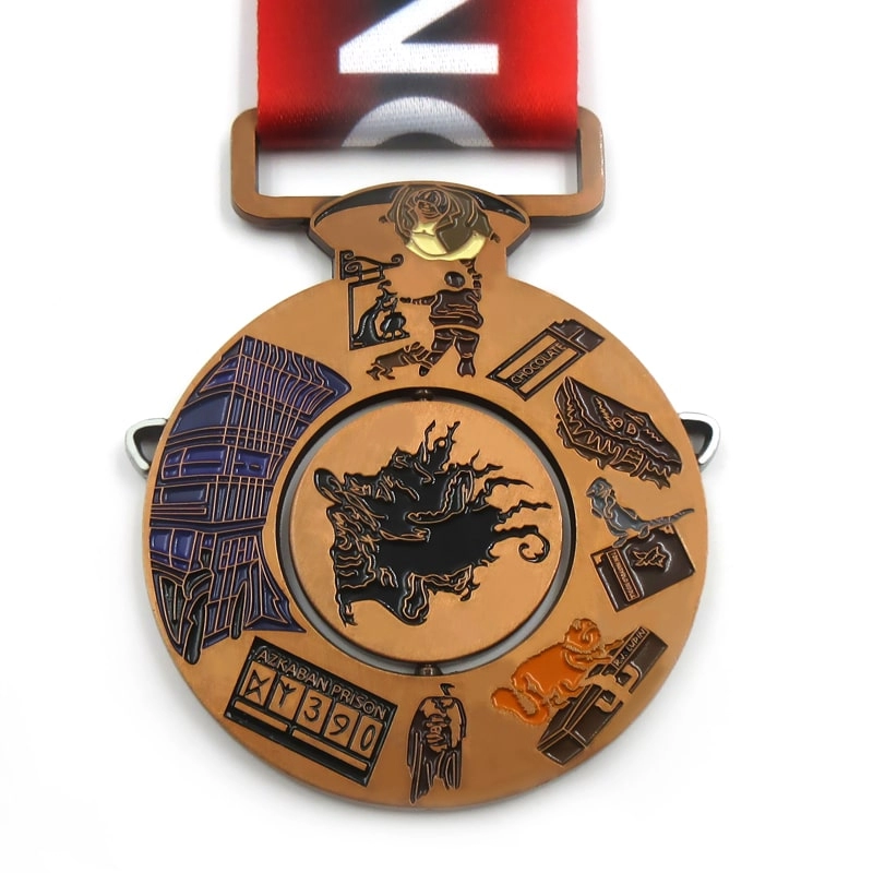 Медаль клуба спиннингового бега по индивидуальному заказу поставщика