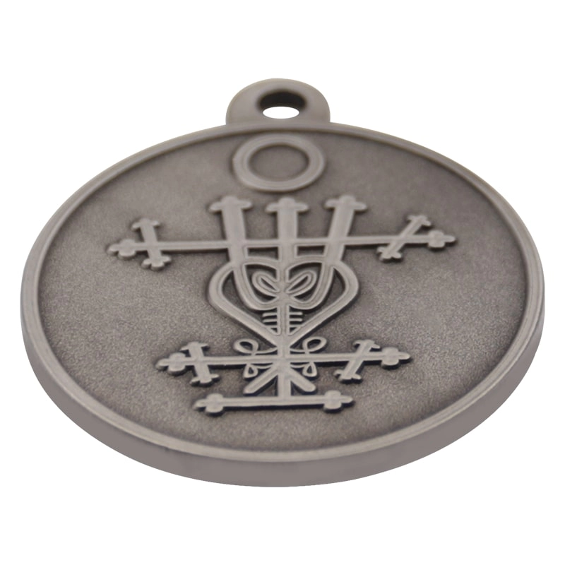 Поставщик изготовленных на заказ пескоструйной обработки древних серебряных религиозных медалей