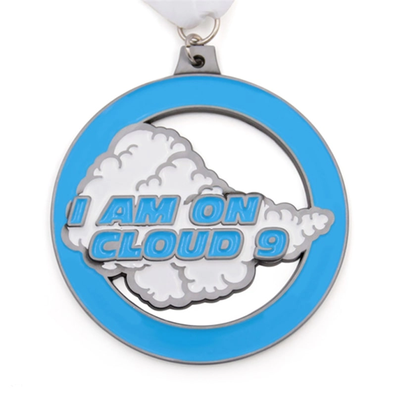 Медаль в виде облака от производителя без минимального размера с индивидуальным вырезом