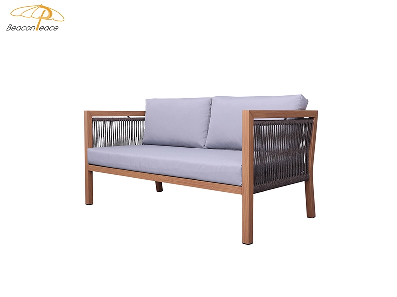 Мебель для отдыха на открытом воздухе, деревянный дворик, двухместный диван, диван