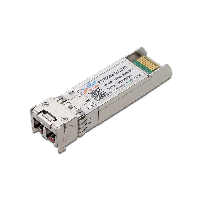 Оптический приемопередатчик 10G SFP+ ZR 1550 нм 80 км LC