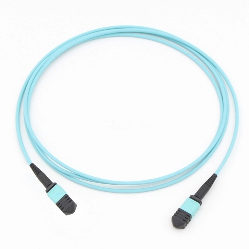 8-волоконный MPO (штекер)-MPO (штекер) Многомодовый оптоволоконный кабель OM3 50/125